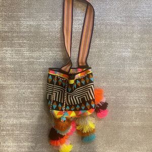100% Authentic Mochila Wayuu Handmade Colombian Bags Multi-colored